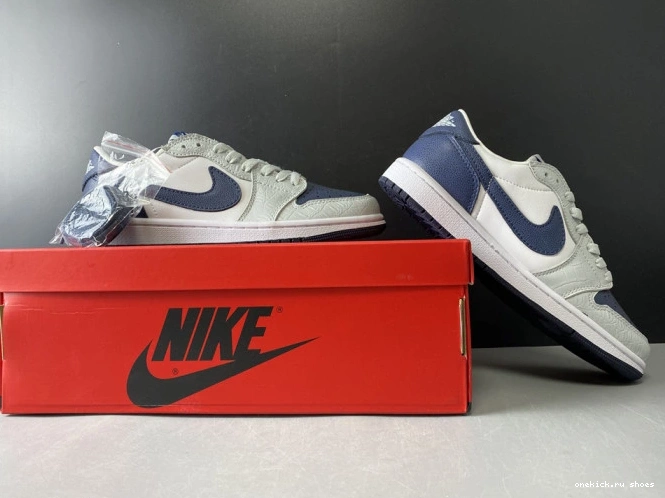 Cheap Air CW8576-200 Navy Grey 1 Blue Jordan 0730
